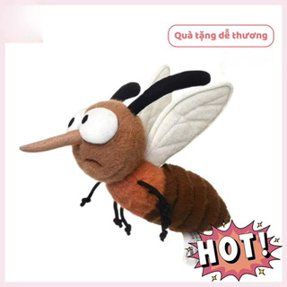 Gấu Bông Con Muỗi Cute | Thú Nhồi Bông Muỗi Hài Hước Độc Lạ, Quà Tặng Bạn Bè Người Yêu, Decor Phòng