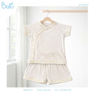 Bộ sơ sinh cài chéo - BRS001-4