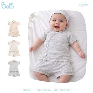 Bộ sơ sinh cài chéo - BRS001-4