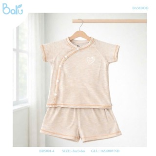 Bộ sơ sinh cài chéo - BRS001-4