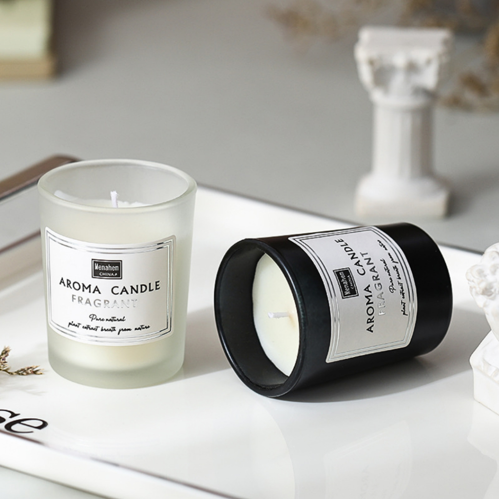 Nến Sáp Thơm Phòng Ngủ Candle Cup Tinh Dầu Thiên Nhiên Khử Mùi 50g Menahem NEN11