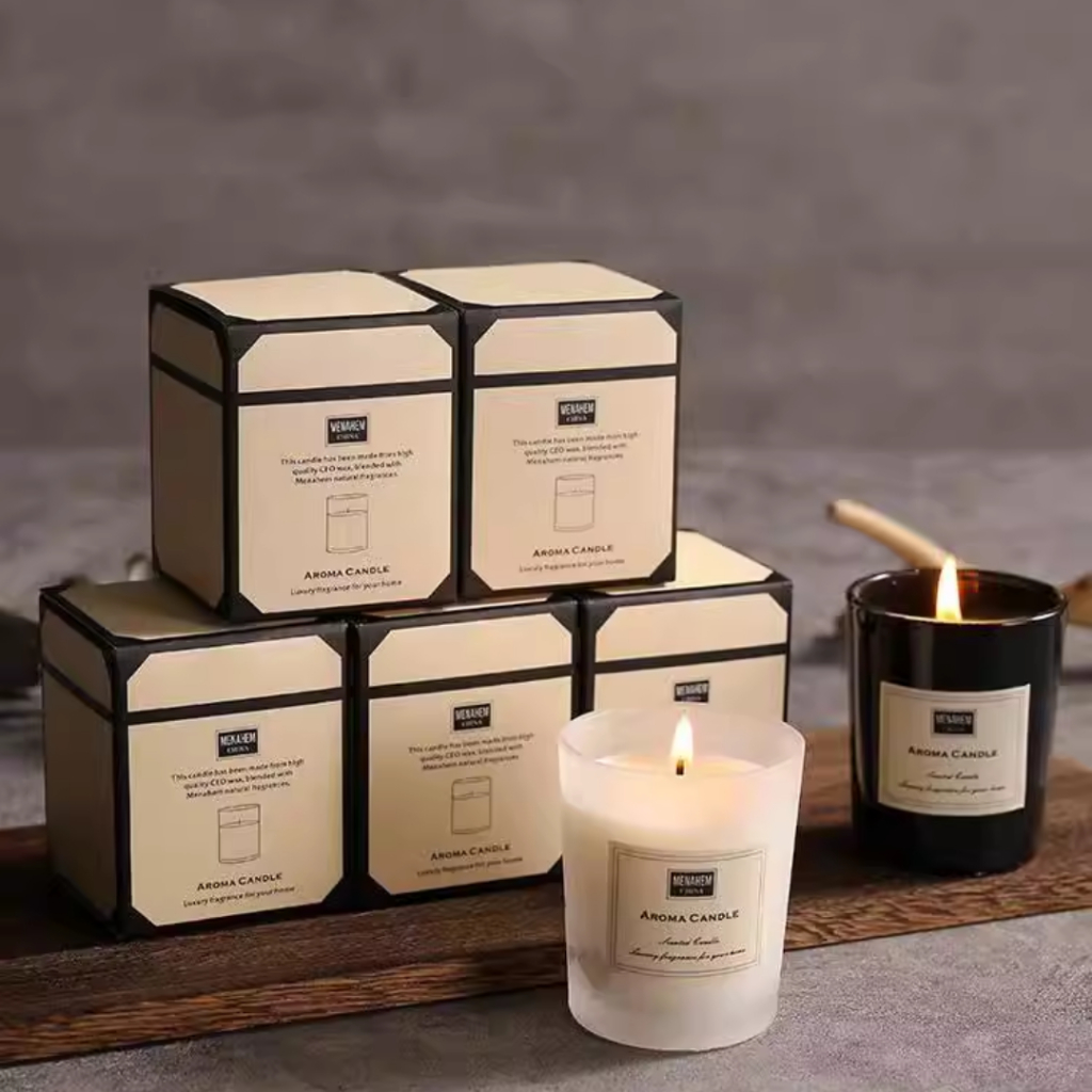 Nến Thơm Phòng Candle Cup Thiên Nhiên Sáp Thơm Phòng Ngủ Tinh Dầu 50g Manahem NEN09 NEN10 NEN11