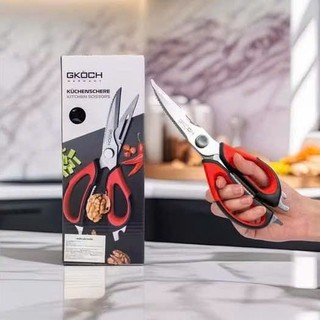 (Đức) Kéo Cắt Gà Đa Năng GKOCH 5 in 1 Bằng Thép Không Gỉ Bền Sắc