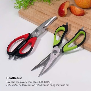 (Đức) Kéo Cắt Gà Đa Năng GKOCH 5 in 1 Bằng Thép Không Gỉ Bền Sắc