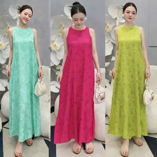 Váy Dài Suông Maxi Chất Gấm Lụa Nhiều Màu Mặc Nhà, Đi Chơi, Đi Biển, Đầm Dáng Dài Gấm Lụa VD03 - BEEKIDS