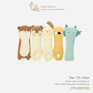 M&B (21x55cm) Gối ôm hình thú bông mềm mại giúp bé ngủ ngon, họa tiết đáng yêu xinh xắn cho bé yêu