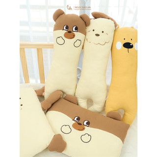 M&B (21x55cm) Gối ôm hình thú bông mềm mại giúp bé ngủ ngon, họa tiết đáng yêu xinh xắn cho bé yêu