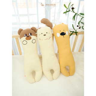 M&B (21x55cm) Gối ôm hình thú bông mềm mại giúp bé ngủ ngon, họa tiết đáng yêu xinh xắn cho bé yêu