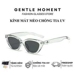 Kính râm mắt mèo GENTLE MOMENT chống tia UV kính mát thời trang nam nữ phong cách Hàn Quốc đi chơi GM1539