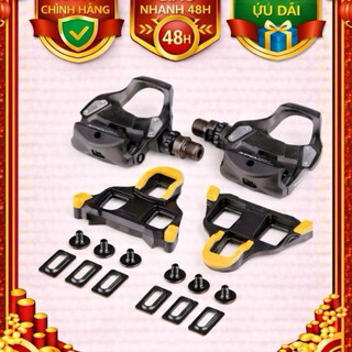 Pedan Can(Cá) Bàn Đạp Dành Cho Xe Đạp Đường Trường Road Bike Shimano RS500 Kèm Cleat Cá Shimano SM-SH12 Chuẩn SPD SL