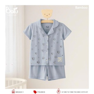 Bộ PIJAMA cộc tay, quần đùi - BRC023-1