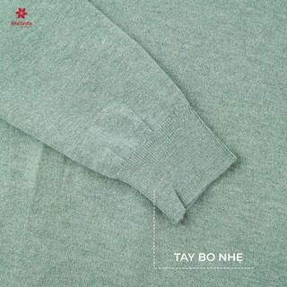 Áo len cao cổ dài tay, áo len nữ cổ tròn len dệt kim Quảng Châu mềm mịn co giãn MELINFA VAA0348