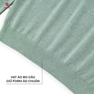Áo len cao cổ dài tay, áo len nữ cổ tròn len dệt kim Quảng Châu mềm mịn co giãn MELINFA VAA0348