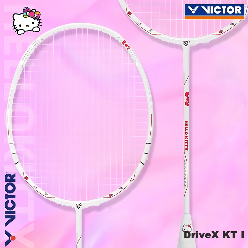 Vợt cầu lông VICTOR Hello Kitty DriveX KT Racket shuttles carbon 11KG ...
