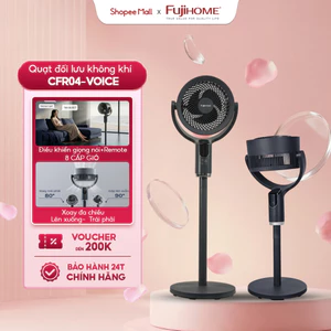 Quạt đối lưu không khí điều khiển giọng nói FUJIHOME CFR04-VOICE, quạt mát tuần hoàn 8 chế độ gió, sáp tạo hương thơm