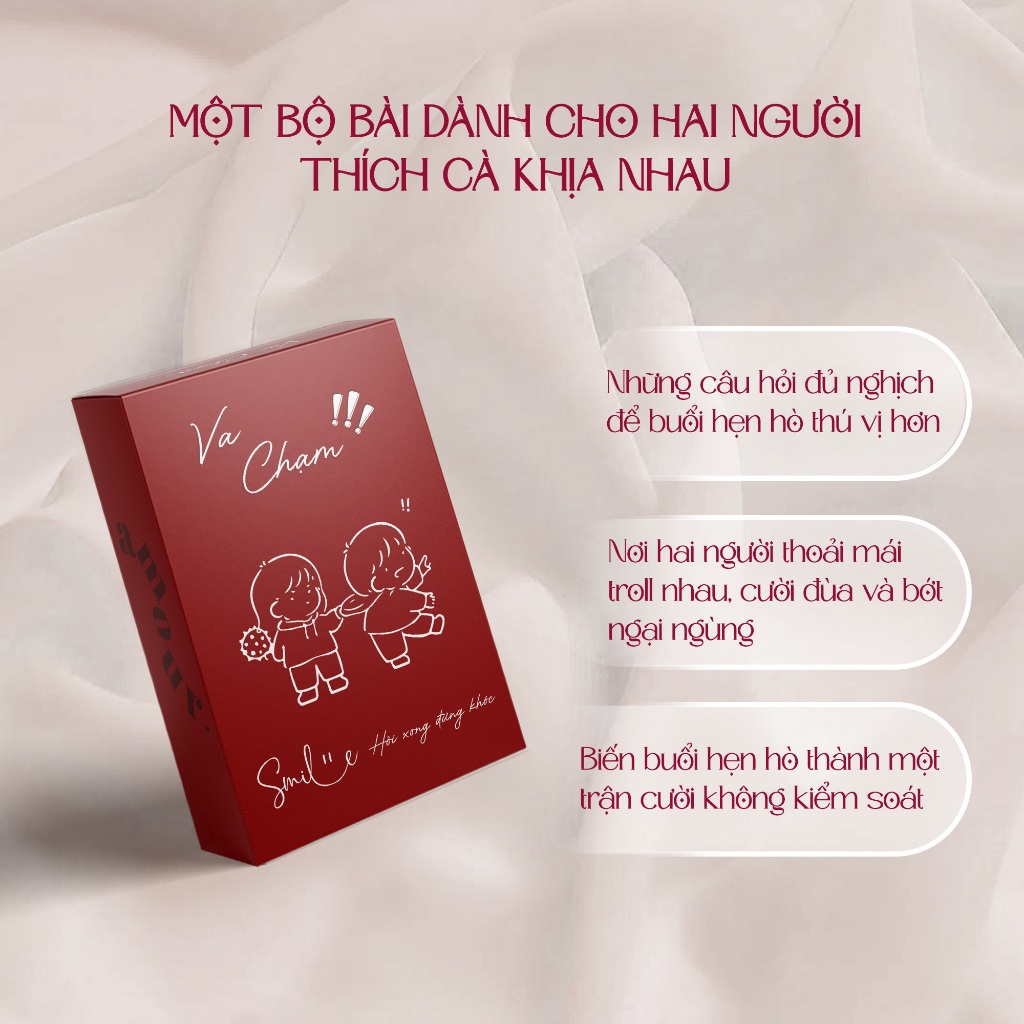 Bộ bài troll Va Chạm Bộ bài tình yêu nơi hai người thoải mái troll nhau, cười đùa và bớt ngại ngùng