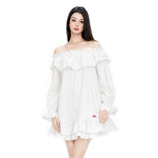 CARA Đầm ngắn nữ Osbor trễ vai form rộng năng động