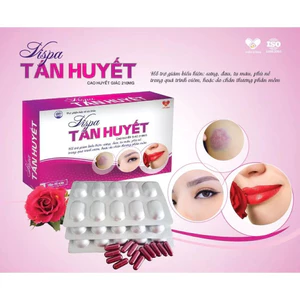 VISPA TÁN HUYẾT – TAN VẾT BẦM TÍM – MAU LÀNH VẾT THƯƠNG – TAN HUYẾT - HỘP 30 VIÊN