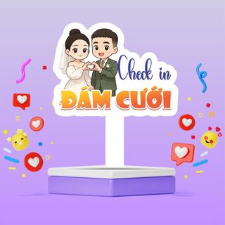 SET 10 Hashtag Đám Cưới. Combo Tình Yêu.