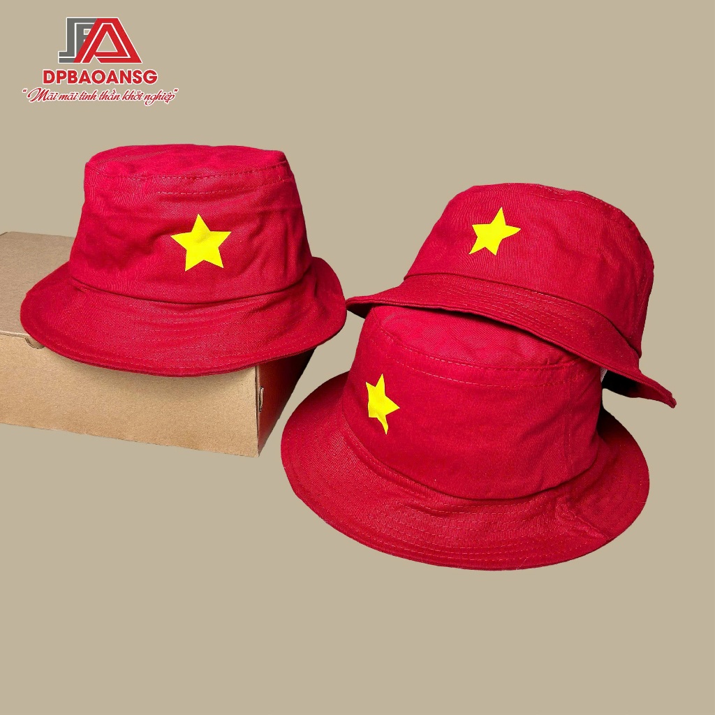Mũ Tai Bèo In Cờ Cho Bé Trai/Gái - Vải Kaki Cotton, Nhiều Màu Bé Mầm Non, Tiểu Học