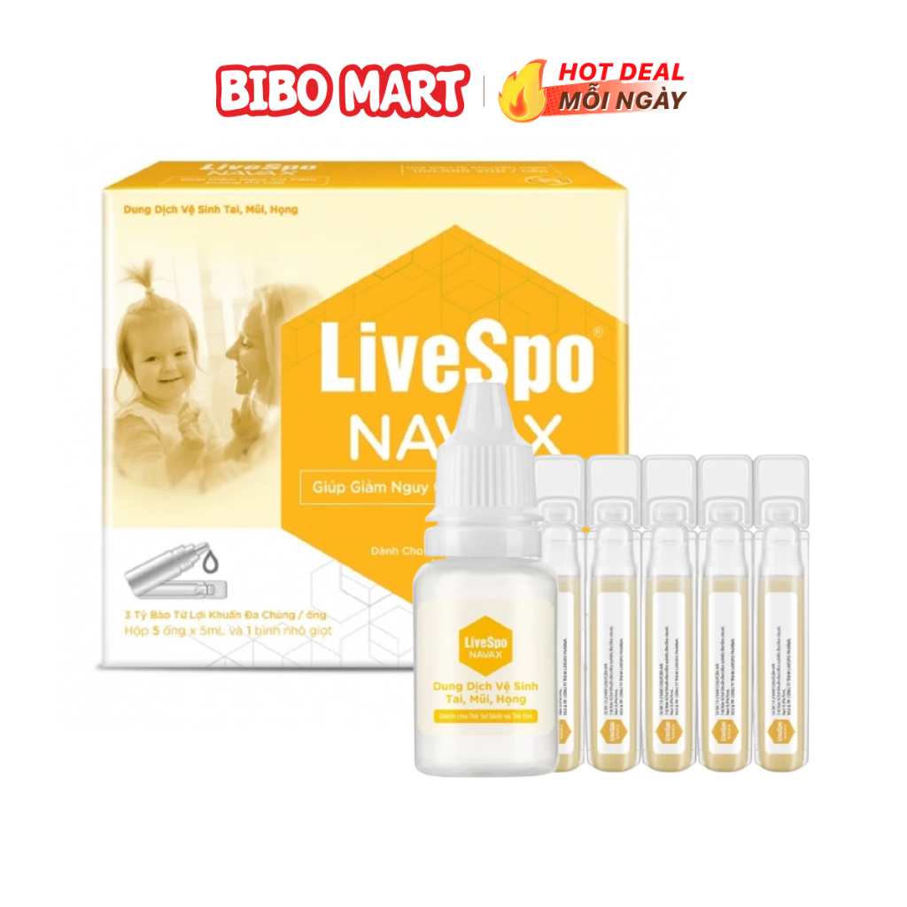 Dung Dịch LiveSpo Navax Vệ Sinh Tai Mũi Họng Giảm Nguy Cơ Mắc Các Bệnh ...