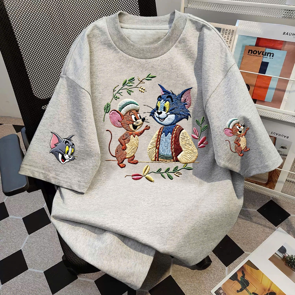 Áo phông hình tom và jerry cho bé gái size đại BEESHOP H26034