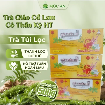Trà Giảo Cổ Lam Cỏ Thần Kỳ HT 32g Trà Túi Lọc Hỗ Trợ Thanh Lọc Cơ Thể Mộc An Health