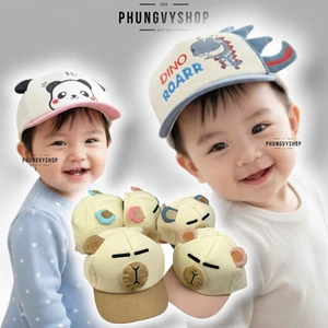 Bé 1-2 TUỔI/ Mũ nón lưỡi trai trẻ em gái trai phungvyshop- / Kết nhí GẤU CÁU /