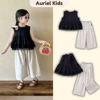 [BST Đồ Bộ 2026] Set Bộ Bé Gái, Đồ Bộ Bé Gái Phong Cách Tiểu Thư Nhẹ Nhàng Chất Liệu Cotton