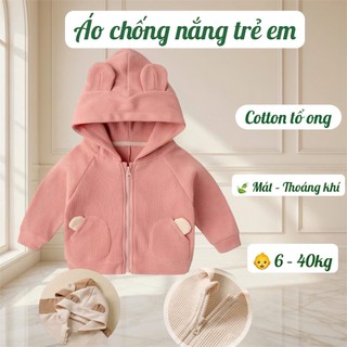 Áo Khoác Chống Nắng Trẻ Em LionB – Vải Nhẹ Thoáng Mát – Áo Khoác Bé Trai Bé Gái 6-40kg – Chống UV