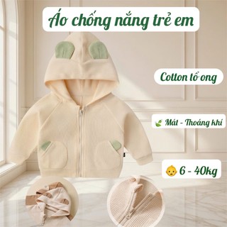 Áo Khoác Chống Nắng Trẻ Em LionB – Vải Nhẹ Thoáng Mát – Áo Khoác Bé Trai Bé Gái 6-40kg – Chống UV