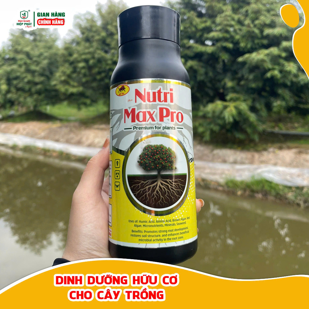 [NUTRI MAX PRO - 500ml] Bung chồi, vọt đọt, chồi mập, rễ khỏe, lá xanh dày