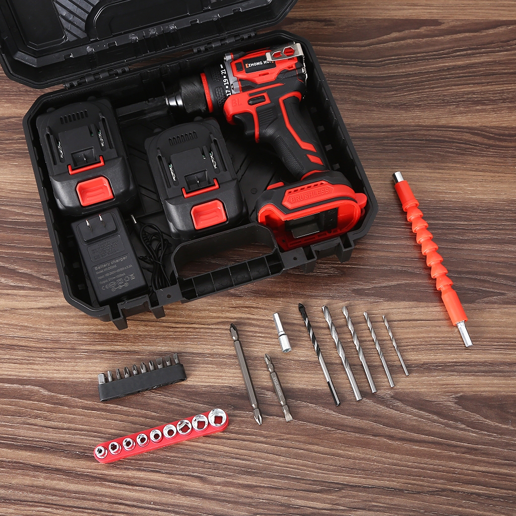 TF Máy Khoan Pin 21V 80Nm Không Chổi Than - Trigger Cảm Biến Điều Khiển Tốc Độ Vô Cấp, Lực Siết Mạnh 80Nm