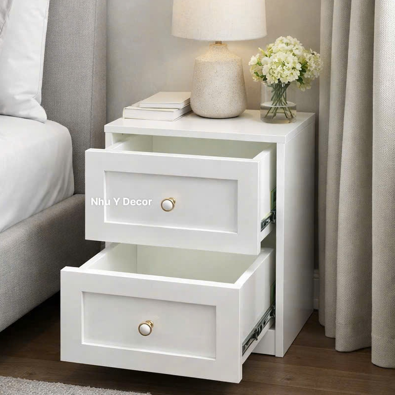 Tủ đầu giường Nhu Y Decor, tab đầu giường, tab để đồ có ngăn để đồ bí mật