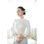 Áo Dài Trắng Lụa Gấm Cao Cấp Hoa Văn Nổi Nhẹ Thiết Kế Cách Tân Tay Lỡ Mềm Mịn Tôn Dáng Đi Lễ Chùa Chụp Ảnh Đẹp T1607G