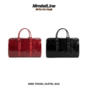 Túi Da MMESTLINE "TRAVEL DUFFEL" BAG Chất Liệu Da PU Bóng Dày Có Dây Quai Đeo Chéo