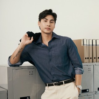Áo Sơ Mi Nam Cotton Tay Dài Form Regular - ROUTINE 10S25SHL034