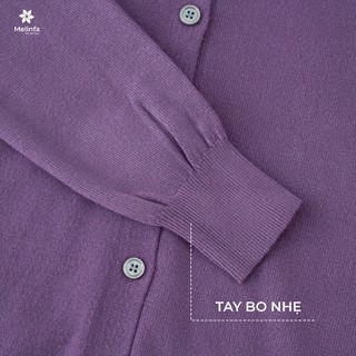 Áo len nữ cổ tròn dài tay, áo len cardigan nữ Hàn Quốc chất len mềm mịn co giãn MELINFA VAA0260