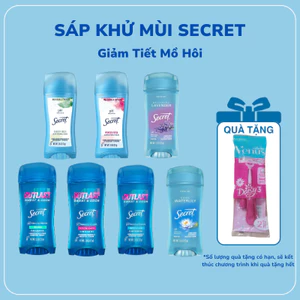 Sáp/Gel Khử Mùi Secret Giảm Tiết Mồ Hôi Hương Phấn Thơm Powder Fresh 73g Nhập Khẩu Mỹ