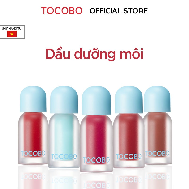 Son dưỡng môi có màu thuần chay Tocobo Juicy Berry Plumping Lip Oil 4g (14 màu)