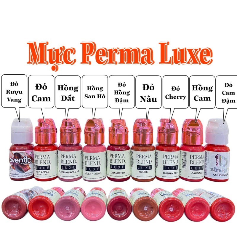 Mực Perma Blend Luxe Chính Hãng Mỹ  Phiên bản cao cấp mới minisize 5ml và fullsize 15ml