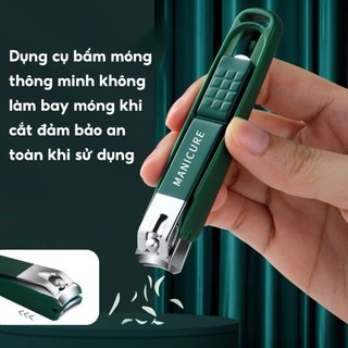 Bộ Bấm Móng Tay Inox 6 Món Cao Cấp – Set Kềm Cắt Móng Không Gỉ, Dụng Cụ Nail Có Hộp Du Lịch