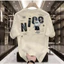 Áo Thun UNISEX Nam Nữ in Hình NICE chất liệu Cotton 100% co giãn 4 chiều