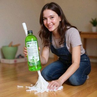 NƯỚC LAU SÀN TINH DẦU BẠC HÀ 1L