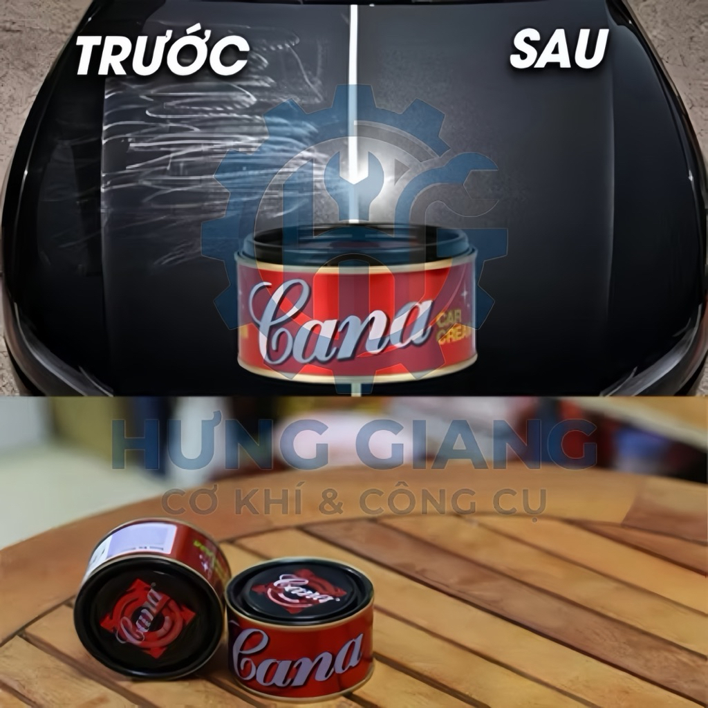 Kem Đánh Bóng Xoá Xước Cana đánh bóng bề mặt ô tô,xe máy,kim loại, nhựa,da