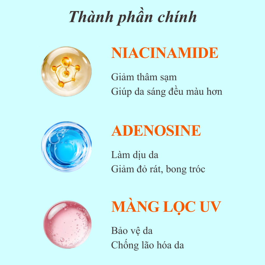 50ml Kem Chống Nắng Hàn Quốc |SPF50+ PA++++| Dưỡng Ẩm, Nâng Tone Tự Nhiên, Mịn Mượt|allpeaU: