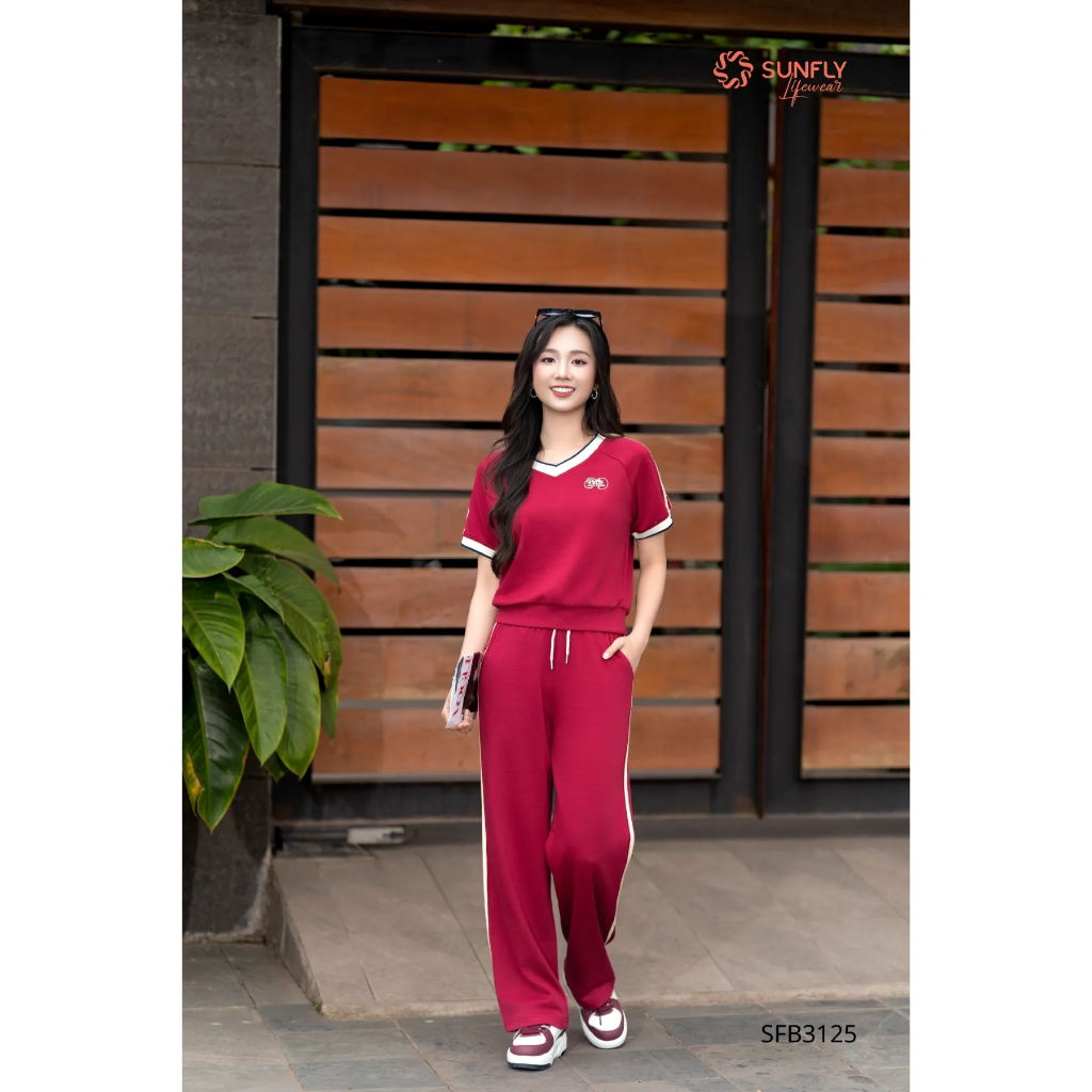 SFB3125 Set đồ nữ poly cotton 2da áo cộc quần dài