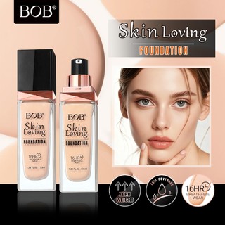 BOB Foundation Liquid Moisturizing Sweatproof Oil Control Kem che khuyết điểm lâu dài 35ml