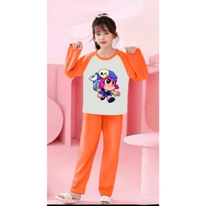 🌸 BỘ ĐỒ BÉ GÁI DÀI TAY – HÌNH CỰC ĐÁNG YÊU 🐱💕 DS571