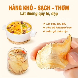 Đương quy thái lát 500g, quy phiến mỏng, khô, thơm, sạch. - Lãn Ông